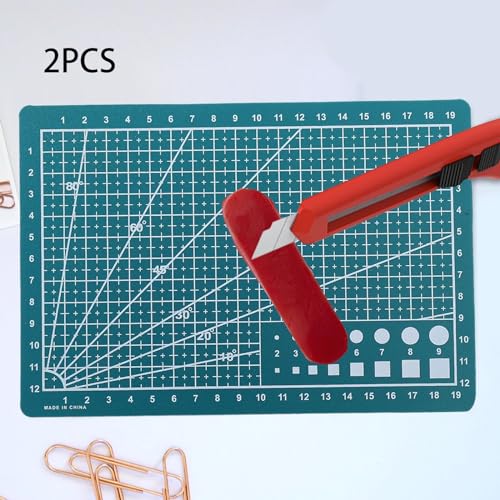 Tachiuwa 2x Pair of Quilting Mats, Double Sided Cutting Pads for Projects And Scrapbooking