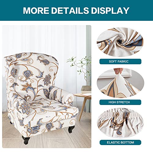 Krfoonnwingbackchaircoverslipcovers2piecestretchwingchaircoversspandexsofaarmchairnonslipfurnitureprotectorforlivingroomcolor01 Urban Country Home Decor Krfoonn wingback chair cover slipcovers 2 piece stretch wing chair covers spandex sofaarmchair non slip furniture protector for living room color01 urban country home decor