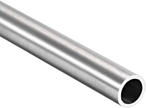 Miniatura 3 de uxcell Tubo redondo de acero inoxidable 304 de 0.354in de diámetro exterior, 0.039in de grosor, 9.843in de longitud, tubo recto sin costuras