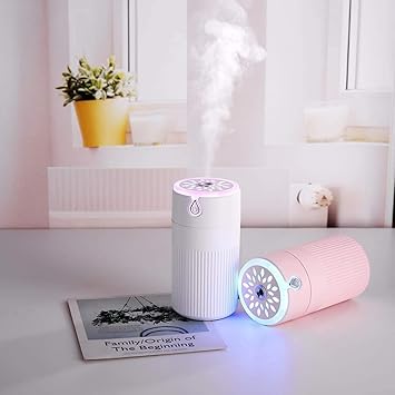 Evrum Humidifier for room Magic Cool Mist Essential Oil Diffuser Air Humidifier with Various Colorful Led Night Light for Home Office Workshop Cafe Hotel Hall Living Room Bedroom Car