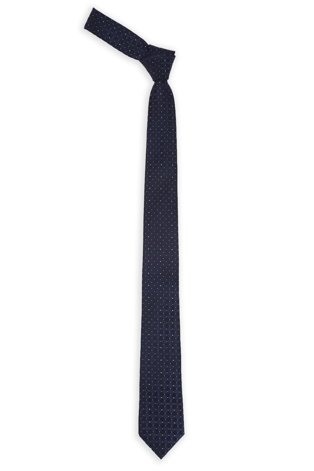 peter england Men Navy Embroidered Tie-picture-34