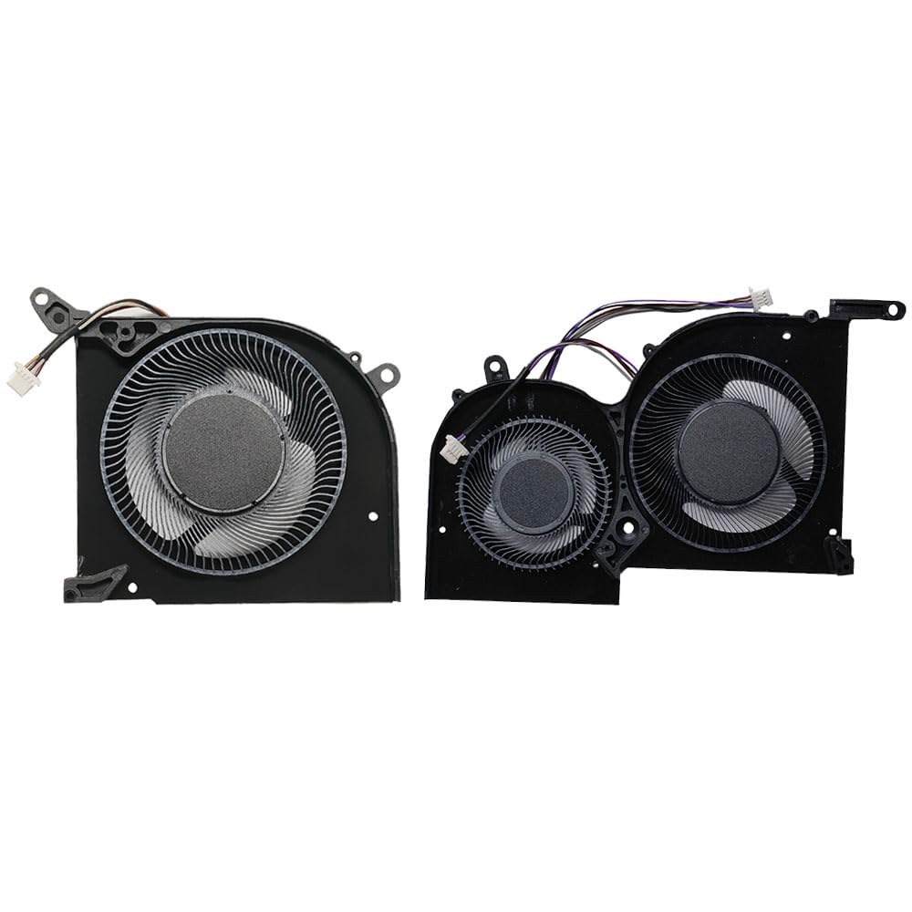 New Replacement Cooling Fans for MSI Stealth GS66 WS66 11UG 11UE 11UH 11UMT 11UKT Creator 15 OLED MS-16V4 P/N: BS5005HS-U4Q 16V4-CPU BS5005HS-U3J 16V4-G-CCW DC 5V