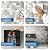 M MOFIT Stone Backsplash Tile Peel and Stick for Kitchen,Bathroom Square Mosaic Wall Sticker Panels Waterproof(Beige Champagne 10pcs)
