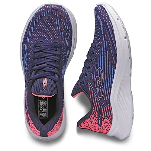 Tênis Delta Kids/134, Olympikus, Criança-Unissex, Eclipse/Coral, 30