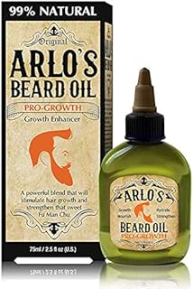 Arlo's 99% Natural Original Beard Oil, Pro-growth Growth Enhancer, 2.5 Fluid Ounce