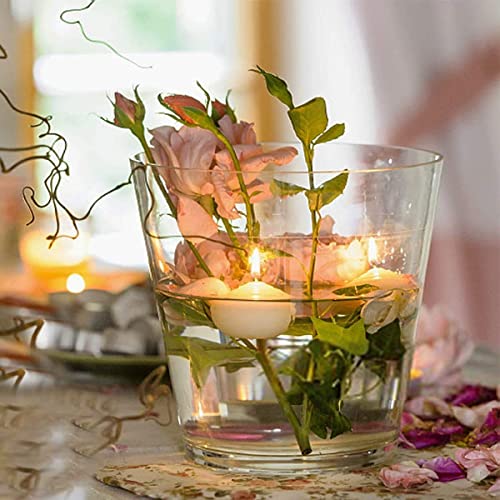 Yiia 10 Hour Burning White Unscented Classic 3" Floating Candles For Weddings, Parties, Special Occasions And Home Decorations (Set Of 36) #TOP3