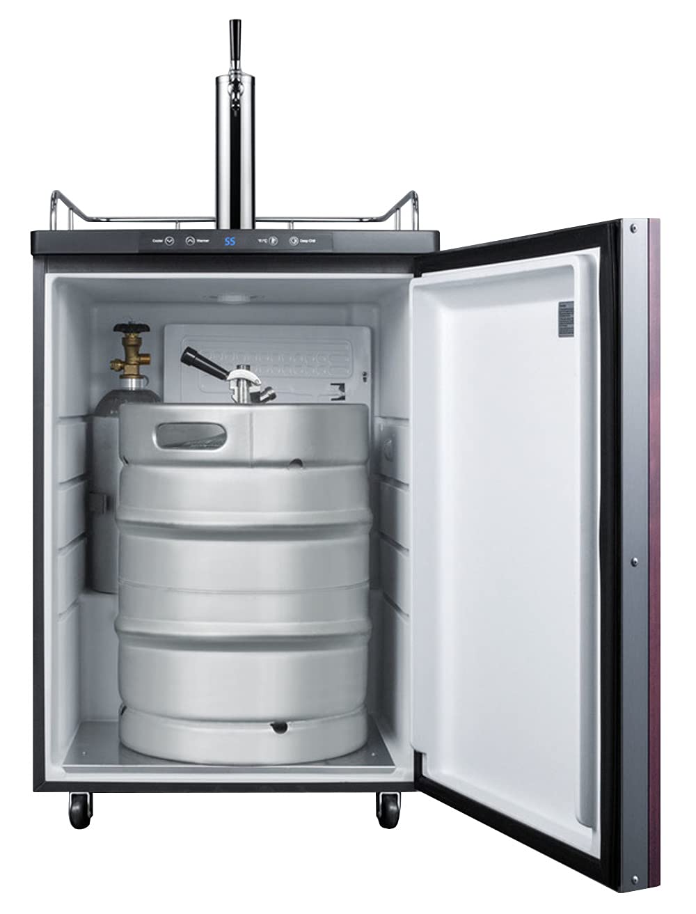 Summit SBC635MBIIF Wine Dispenser, Brown