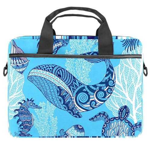 Funda bandolera para ordenador 13 y 14 pulgadas impermeable con asa ajustable