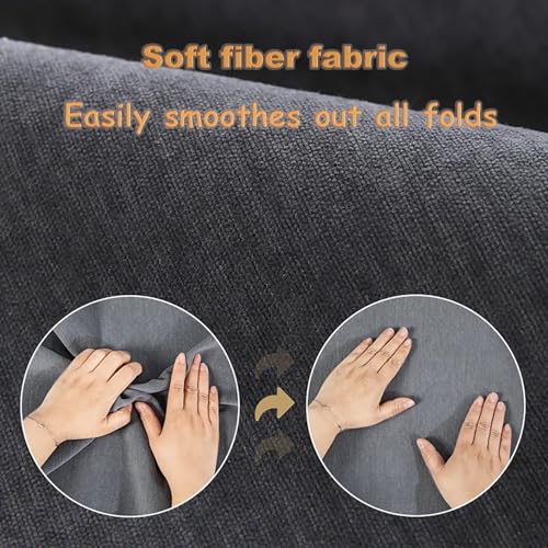 VFDC Sofa Überzug L Form, Sofabezug 1 2 3 4 Sitzer, Couch Überzug Katze Hundeschutz, Sofa Cover rutschfest Universal, Sofaüberwurf Baumwolle, 70 * 120cm
