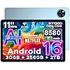 DOOGEE U11 Pro Tablet Android 16, Tablet 11 Pulgadas 30GB+ 256GB/2TB TF, Gemini AI Tablets Baratas Octa-Core, HD IPS 90Hz, 8580mAh/ 5G WiFi/Widevine L1/ 13MP+5MP/ Face ID/GMS Tablets Baratas y Buenas