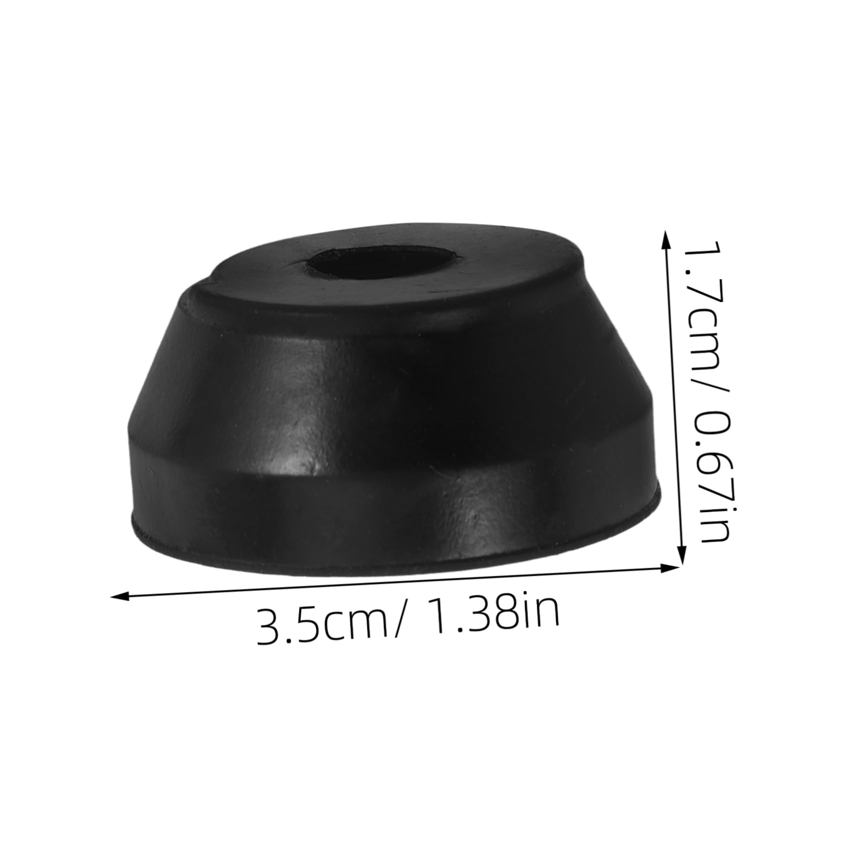 FOMIYES Sturdy Cane Tips Replacement Foot 6 Pack for Walking Stick Non-Slip Design for Elderly