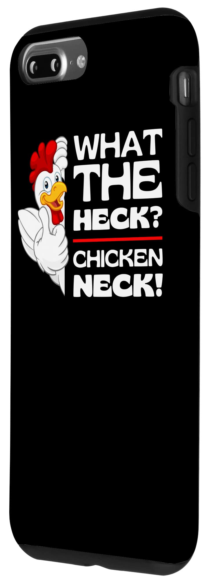 Guess Chicken Heck: Funny Chicken Jokes Memes Chickens Necks Case for iPhone 7 Plus/8 Plus - Image 2