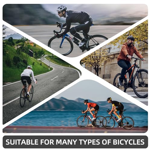 Pédales de VTT double face 1,4 cm alu scellées compatibles SPD