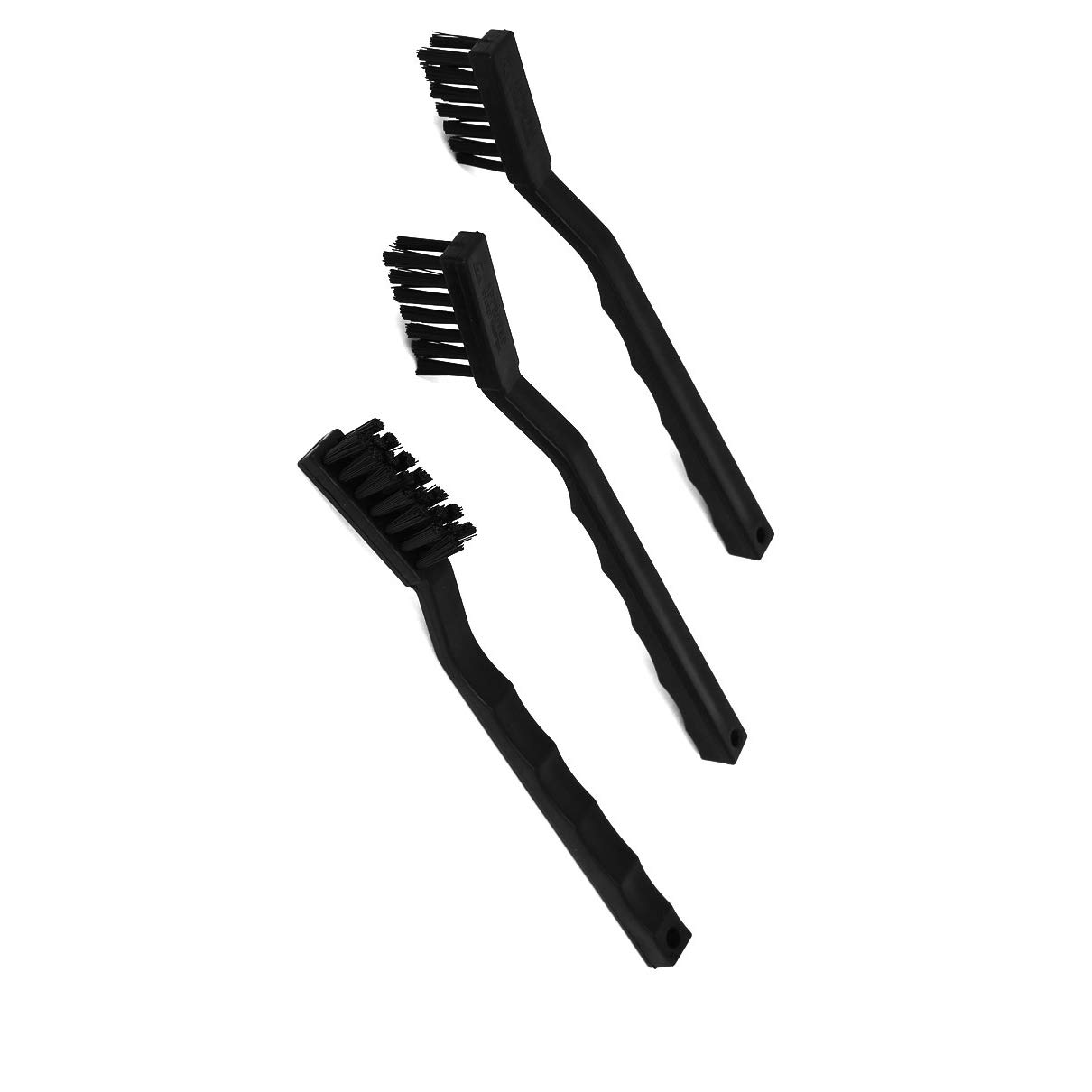 Aexit 3PCS PCB Tool Sets Fans Conductive Ground ESD Anti-Static Cleaning ESD Tool Sets Brushes Black