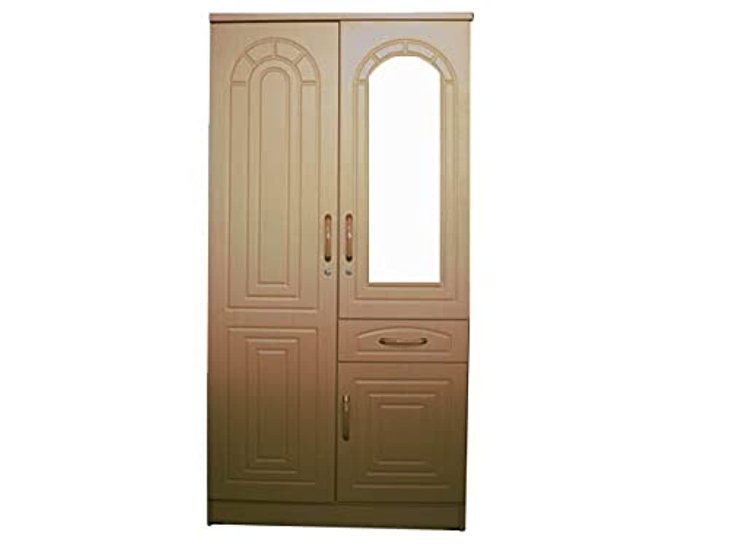 Olympic Nad8828 Two Door Wardrobe, Beech Colour, Large
