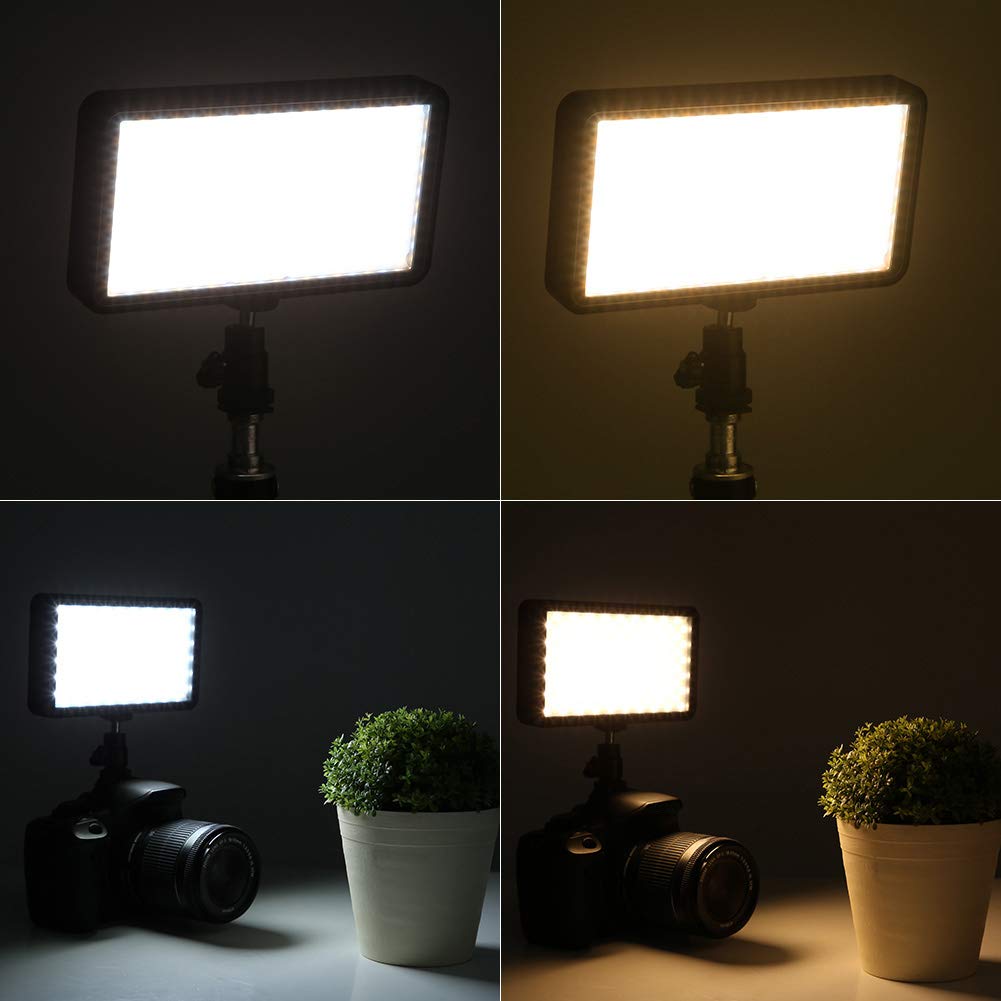 Fotolicht - Kamera Licht Led Kamera Videoleuchte Led Videolicht 3200K / 6000K DSLR Ultradünnes Tragbares Dimmbares Videolicht Hochzeit Outdoor-Fotografielicht Nachrichten Interview Fülllicht