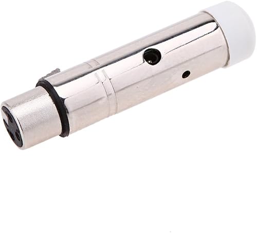 Miniatura 9 de Lixada 2.4G DMX512 receptor hembra inalámbrico XLR, control de luces LED para fiestas, plateado (Receiver-Silver)