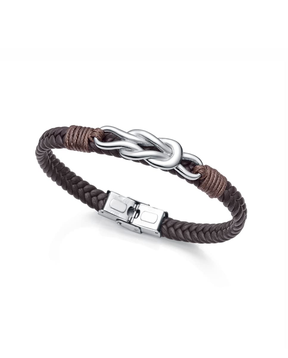 ViceroyPulsera Fashion Hombre 1466P01011 (Marrón/Plateado)