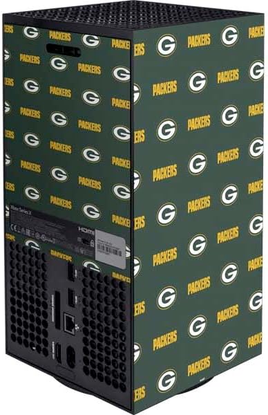 Skinit Decal Gaming Skin Compatible with Xbox Series X Bundle - Officially Licensed NFL Green Bay Packers Blitz Series Design