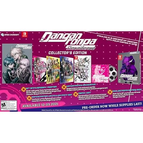 Danganronpa Decadence Collector's Edition Cover