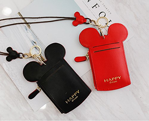 Travel Neck Pouch, Cute Small Fashion Student ID Card Case Holder Coin Wallet Purse for Women/Girls/Children4
