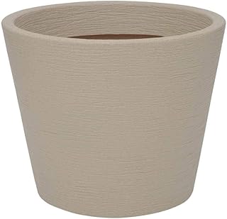 Vasart Terra Vaso de Flores Cone, Granito Areia, 55x46cm