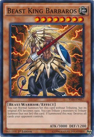 YU-GI-OH! - Rey Bestia Barbaros (YS16-EN017) - Baraja de inicio: Yuya - 1ª Edición - Común
