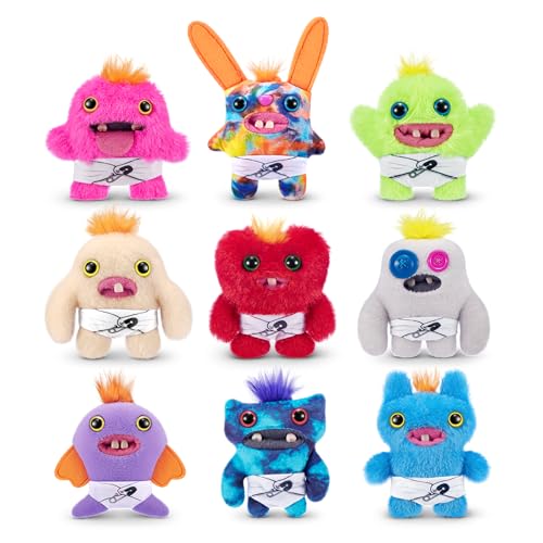 Fuggler Baby Fugg Series 3, 3.5' by ZURU Funny Ugly Monster, Plush, Collectible, Toy (3 Pack, Random Assortment)