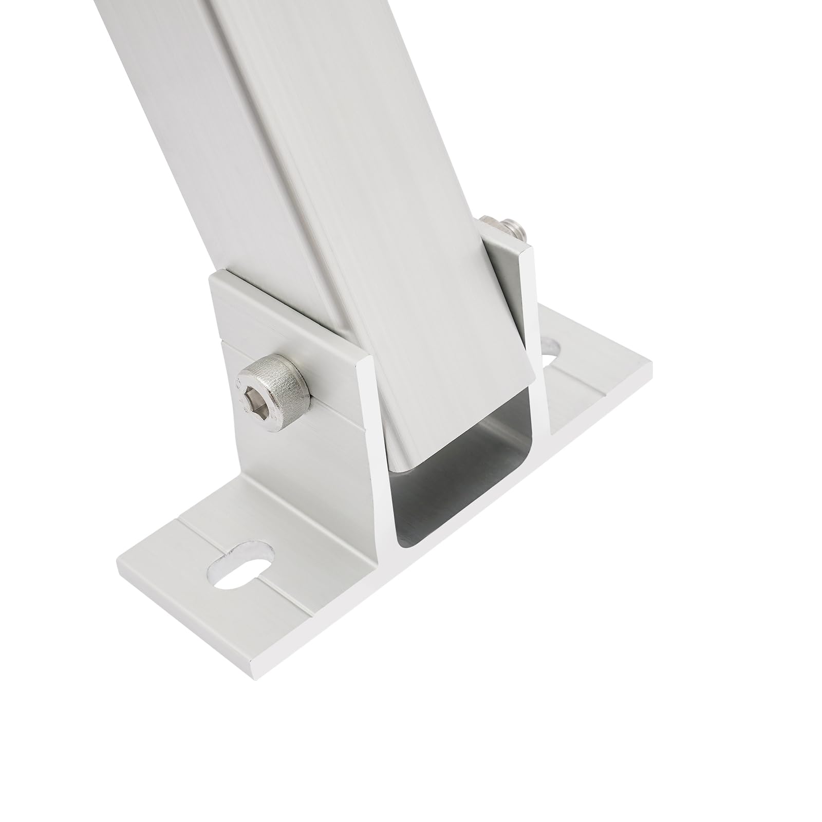 Supporto per pannello solare, regolabile, per balcone, tetto, roulotte (2 paia)