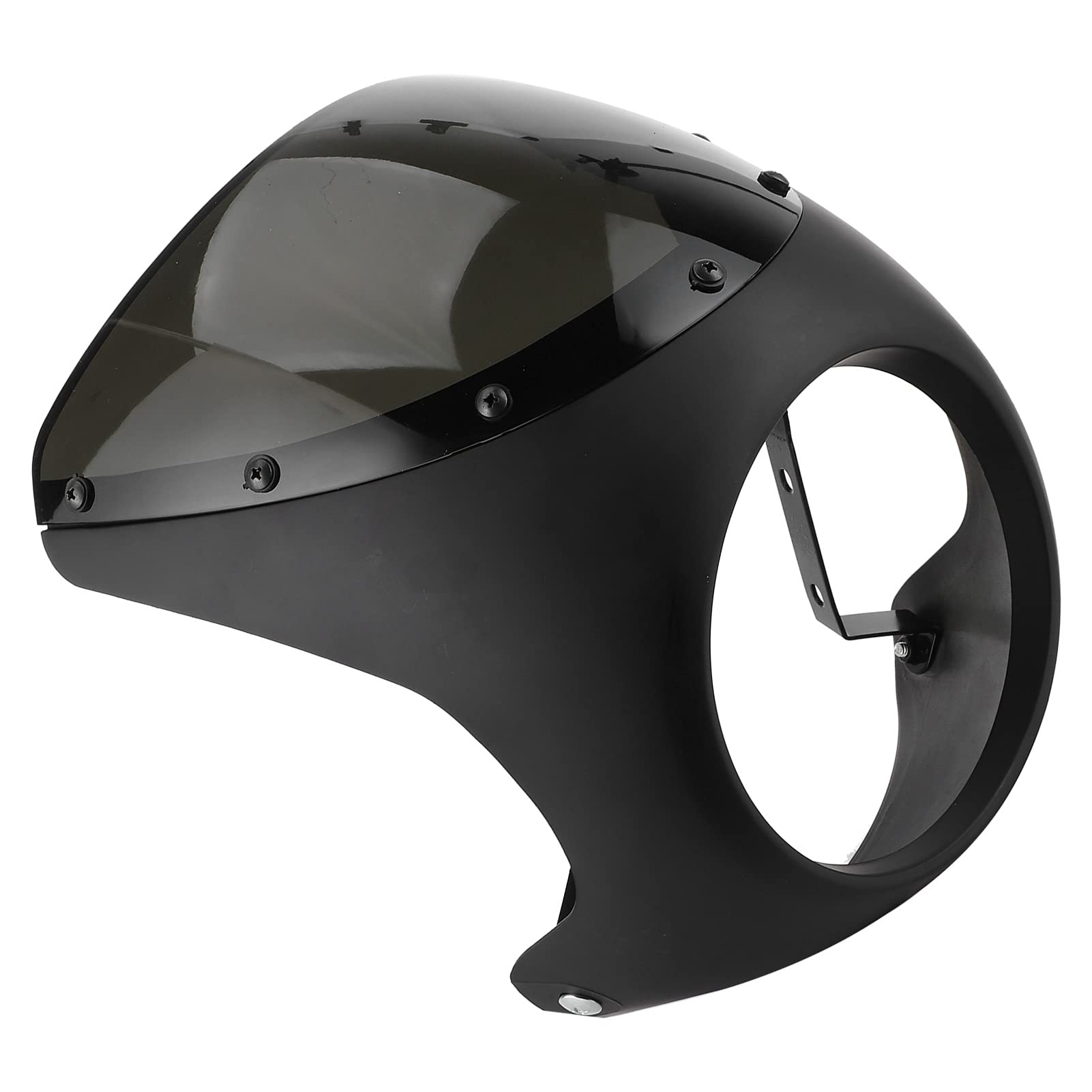 Cocoarm Owiewka Reflektora Owiewka Przedniej Szyby ABS 7 Cali Uniwersalna dla Motocyklistów z przezroczystą soczewką Łatwa Instalacja Ochrona Przed Wiatrem Redukcja Przepływu Powietrza Do Użytku