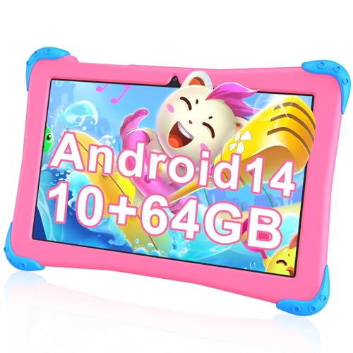 EagleSoar Tablet para Niños 10 Pulgadas, Android 14 con Procesador Octa-Core, Tablet Infantil 3 a...