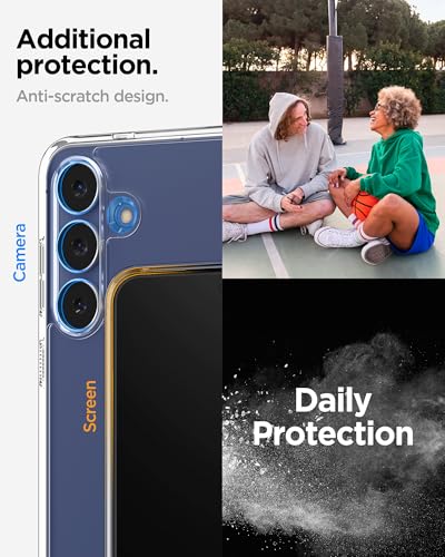 Image of Spigen Ultra Hybrid | Samsung Galaxy S25 FE Case [Transparent] [Air Cushion Protection] Galaxy S25 FE Back Cover | TPU+PC - Crystal Clear