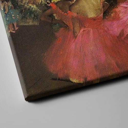 Lienzo Edgar Degas Dancers en rosa mediano en formato de galería de Spiffing Prints 3