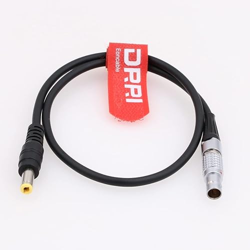 Miniatura 2 de DRRI Barril DC a cable de alimentación macho de 2 pines para Teradek Bond/SmallHD