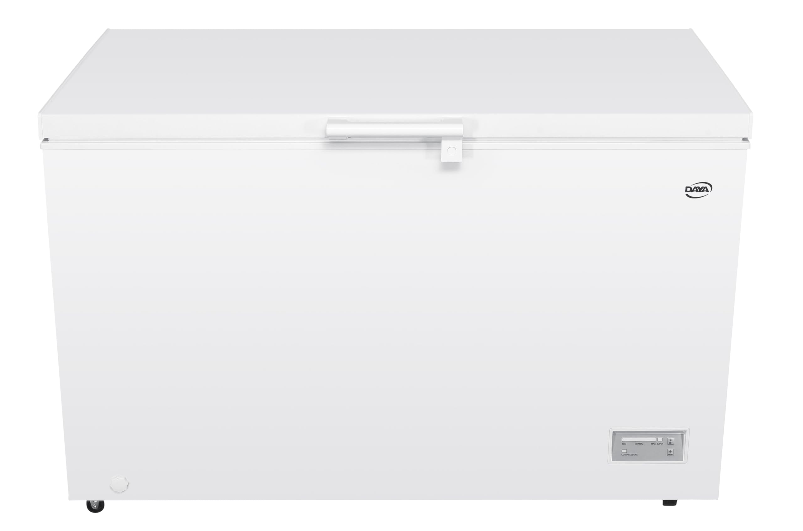 Daya congelatore orizzontale DCP380SH4WE0, 371 litri, classe E, super freezing, winter security, silenzioso 40 dB(A), autonomia senza corrente 36 ore