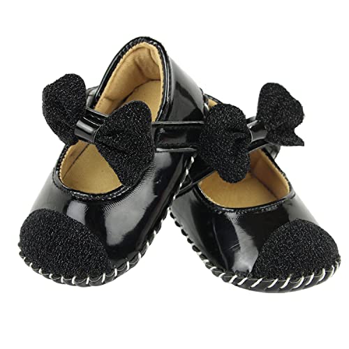 Image of Neska Moda 6 To 12 Months Baby Girls Synthetic Leather Self design Sandal Booties-BT1610