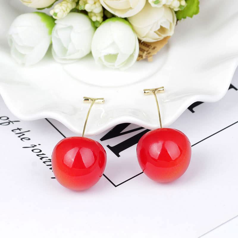 Kakyoin Cherry Dangle Earrings - Sweet and Lovely Fruit Earrings - Funny Gifts For Women3
