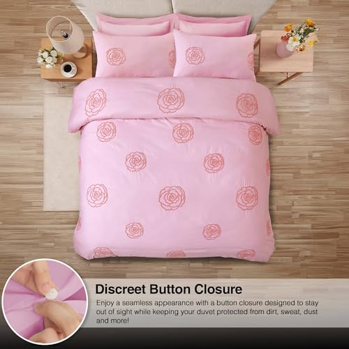 Housse de couette nanopeluche parure de lit avec taies d'oreiller pour adulte - 6