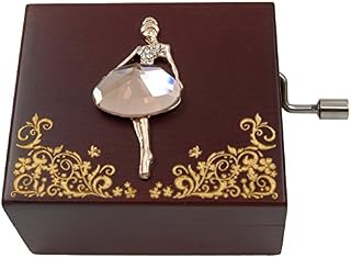 Wingostore Mini Handcrank Music Box Tune of Fur Elise(Ballerine)