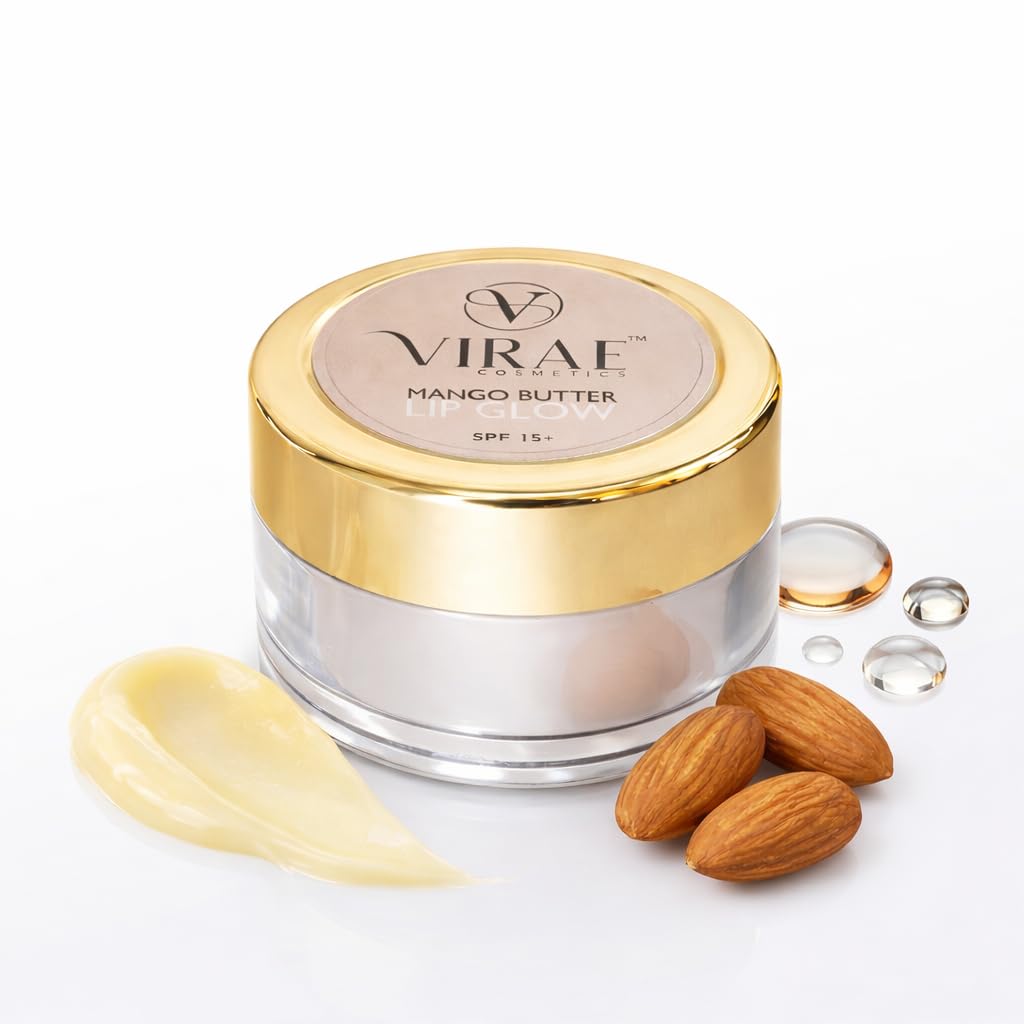 Virae Mango Butter Lip Balm for Dry & Chapped Lips | SPF 15+ Moisturizing Lip Balm for Dark & Pigmented Lips | Vegan, Paraben Free, Nourishing & Soothing | 5g | For men and women-image-8