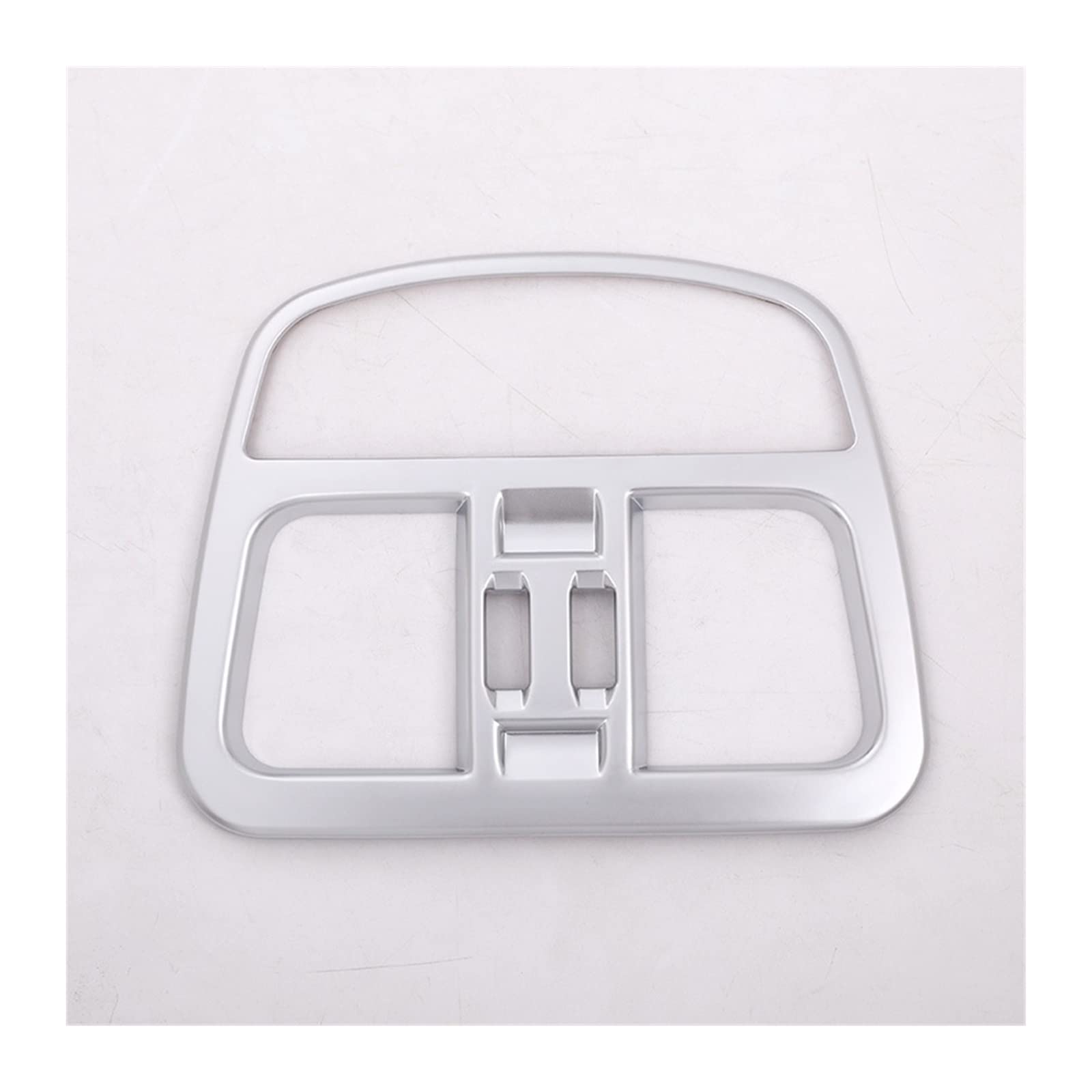 Auto Interior ل Le & Vante 2016-2017 ABS السيارة الخلفي تكييف الهواء منفذ تنفيس غطاء الإطار الكسوة (Color : Silver)