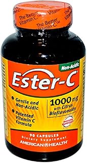 American Health Ester-C with Citrus Bioflavonoids Capsules- 24-Hour Immune Support, Gentle On Stomach