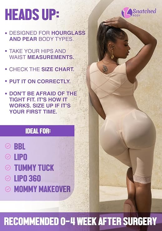 Image of Snatched Body Stage 1 Faja Post Surgery, Fajas Colombianas Moldeadoras