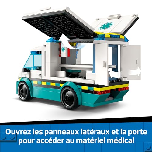 Lego City 'ambulance De Secours 60451 Lego La Boite - vue 8