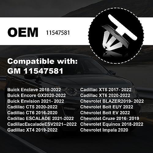 30 PCS Rocker Panel Moulding Clip, Panel Retainer Clip Replacement for GM Chevrolet Equinox Cruze Buick GMC Impala Sonic Acadia Terrain Enclave Cadillac CT6 XT5 XTS