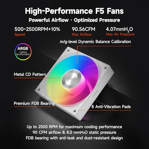 PCCOOLER CPS DC360 Pro Blanc Refroidisseur 360mm pour PC de Jeu AI - 7