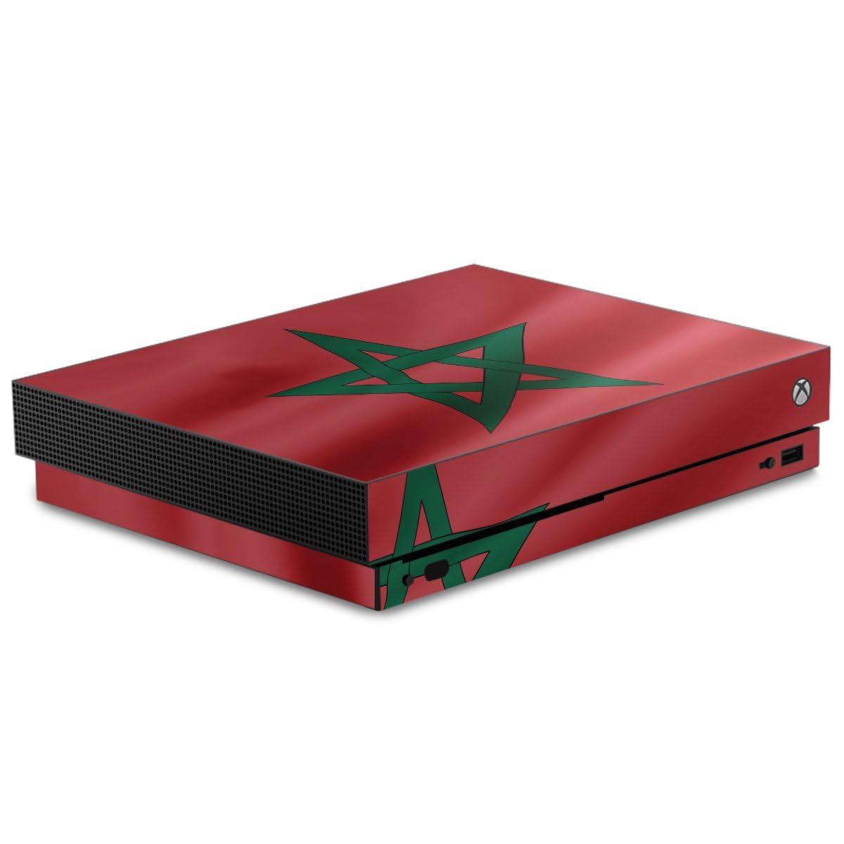 DeinDesign Autocollant Compatible avec Microsoft Xbox One X Sticker Film Autocollant Drapeau Maroc Drapeaux