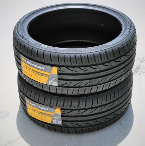 Image of Landgolden LG27 All-Season Passenger Car High Performance Radial Tire-245 /35R20 245 /35ZR20 245 /35 /20 245 /35-20 95W Load Range XL 4-Ply BSW Black Side Wall UTQG 500AA