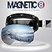 OutdoorMaster Ski Goggles PRO Replacement Lens - 20+ Choices (VLT 10% Grey Lens)