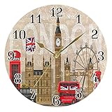 Ocasión: el reloj es ideal para estar de pie en la mesa, estante, escritorio o oficina colgante, cocina, dormitorios, comedores, salas de estar, habitaciones de invitados, cafetería, biblioteca, sala de estudio o granja al aire libre